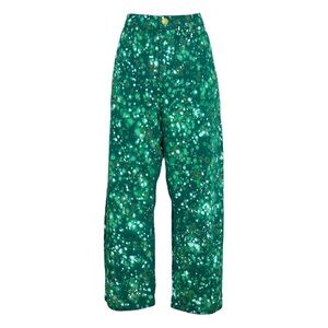 Big Bud Press Green Patterned Pants